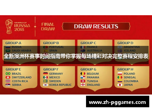 全新澳洲杯赛事时间指南带你掌握每场精彩对决完整赛程安排表